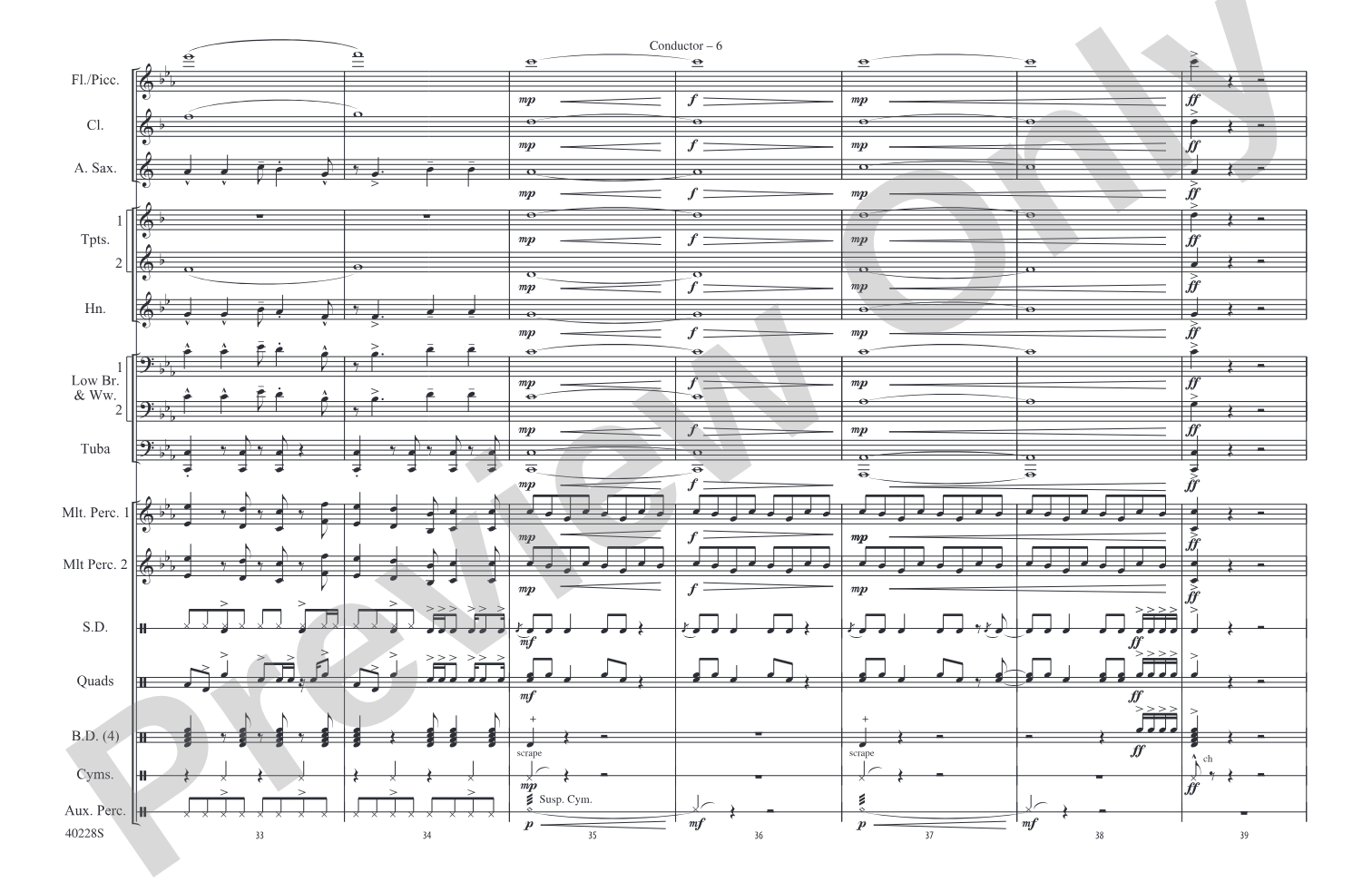 Die Another Day / Live and Let Die / James Bond Theme: Marching Band Conductor Score & Parts