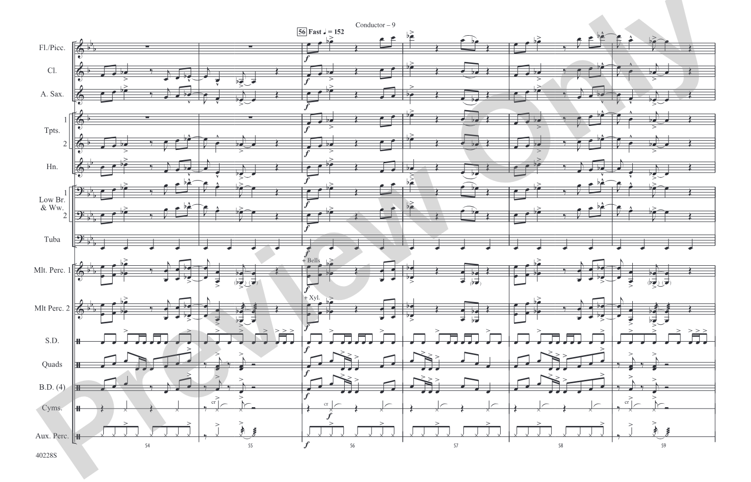 Die Another Day / Live and Let Die / James Bond Theme: Marching Band Conductor Score & Parts