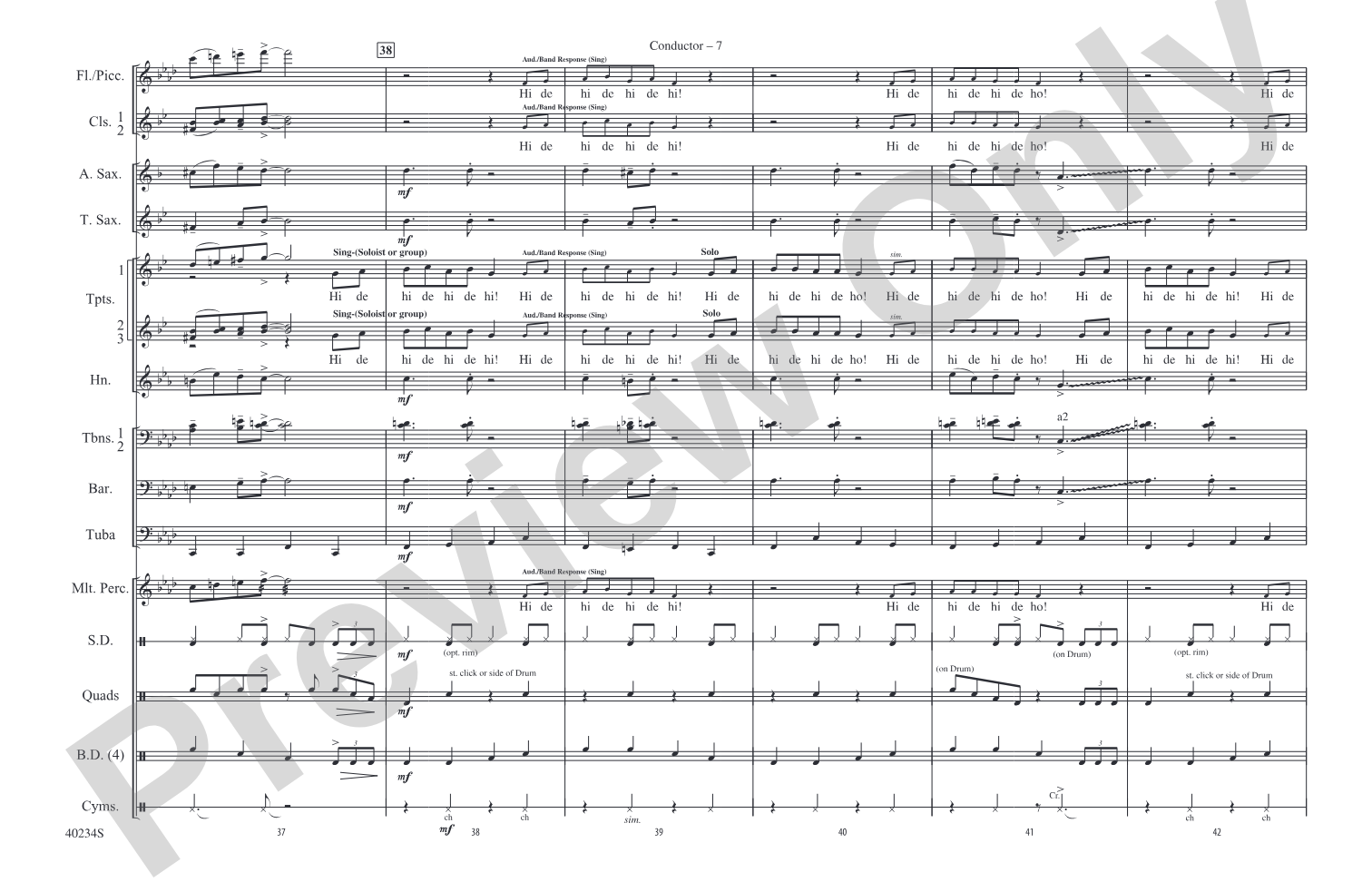 Minnie the Moocher: Score