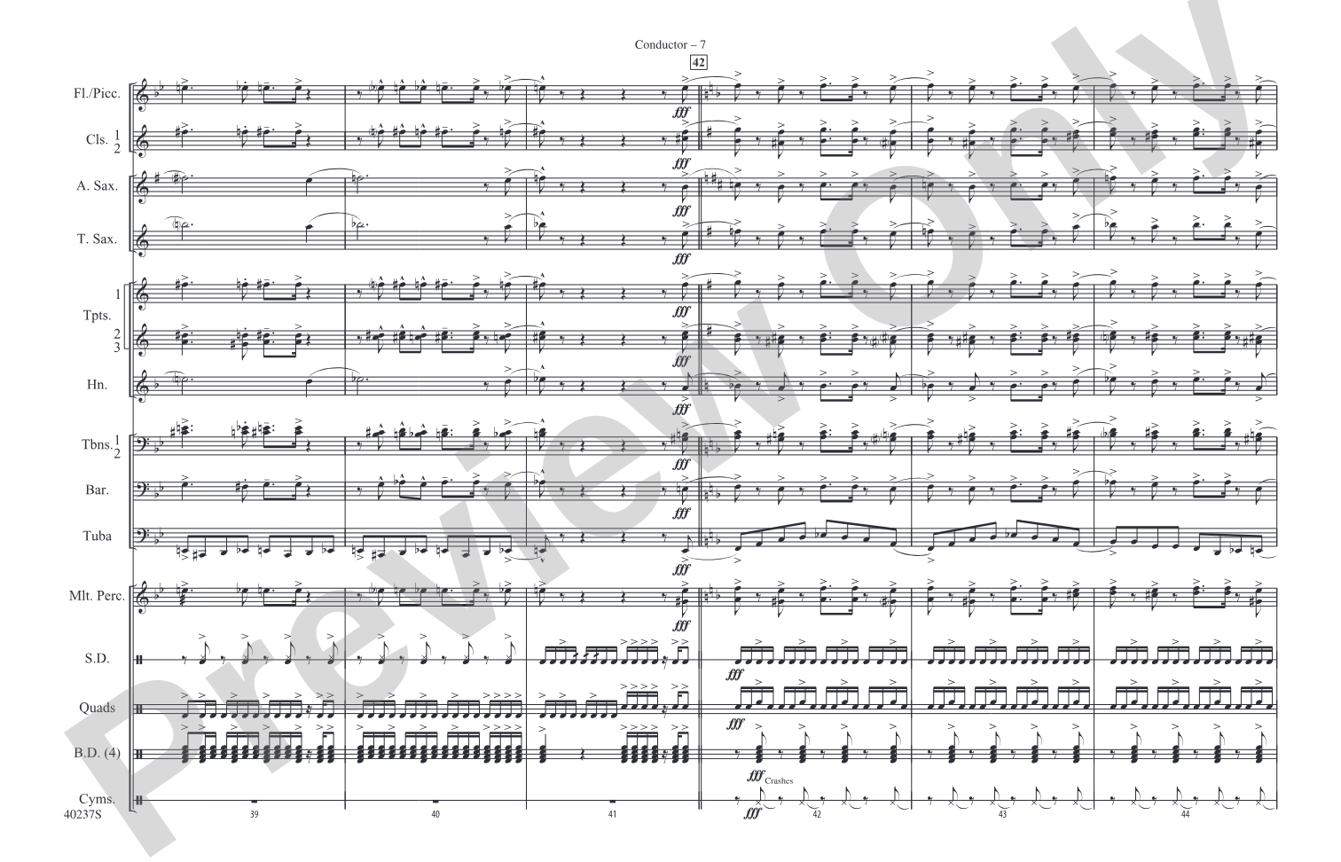 Big Noise from Winnetka: Marching Band Conductor Score & Parts