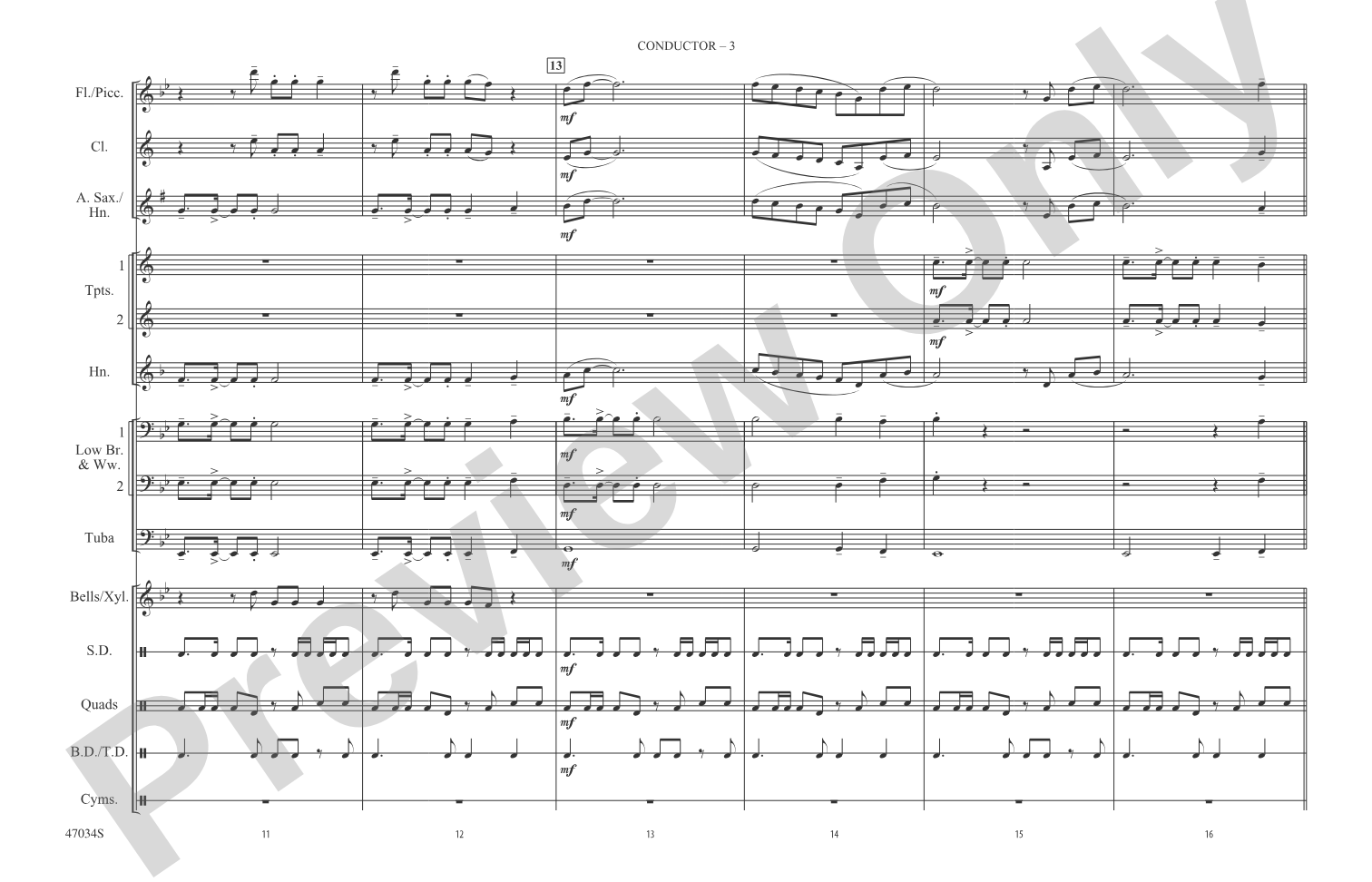 New Rules: Marching Band Conductor Score & Parts