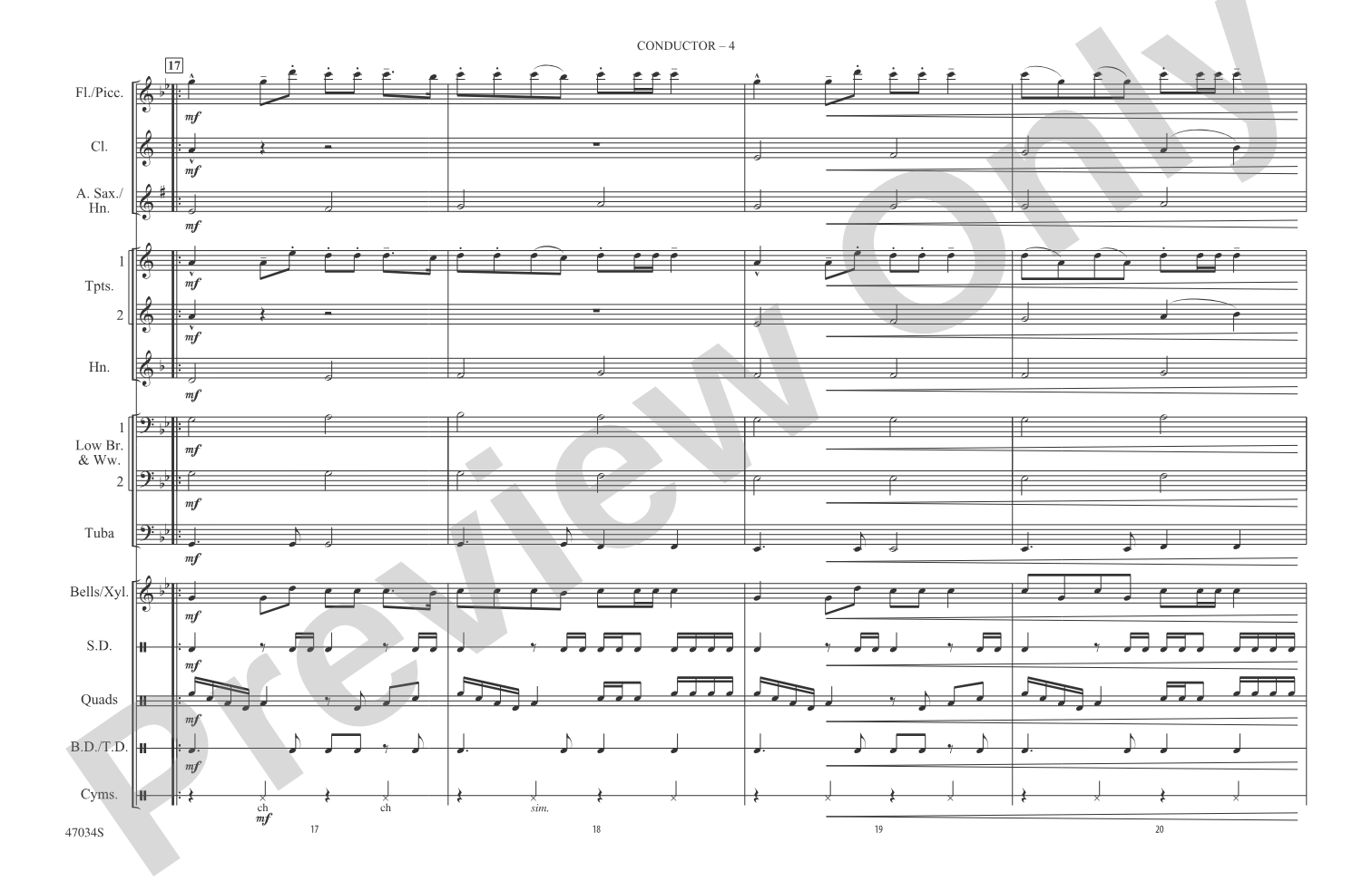New Rules: Marching Band Conductor Score & Parts