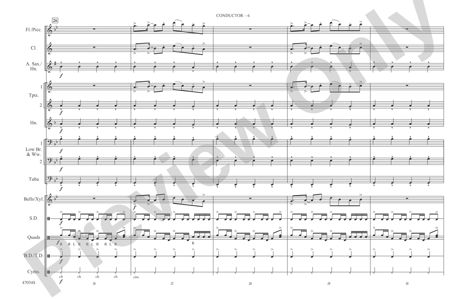New Rules: Marching Band Conductor Score & Parts