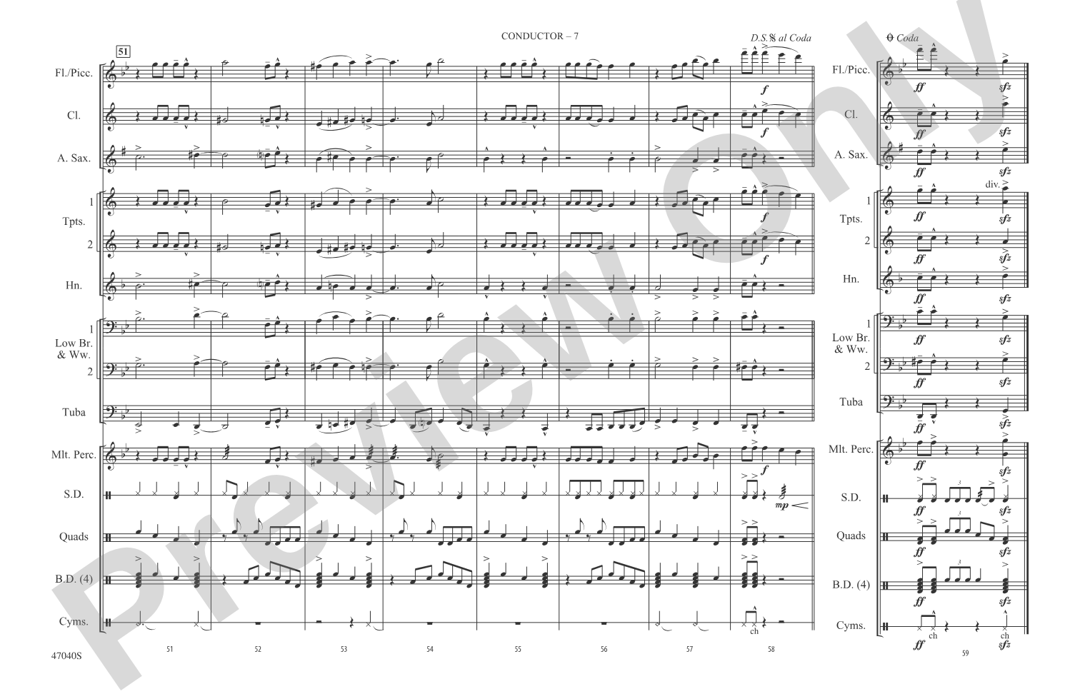 That's What I Like: Marching Band Conductor Score & Parts