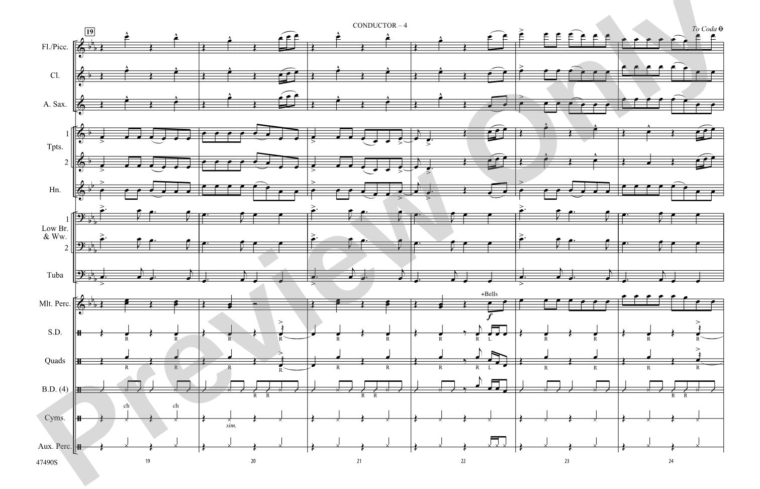 I'm a Mess: Marching Band Conductor Score & Parts