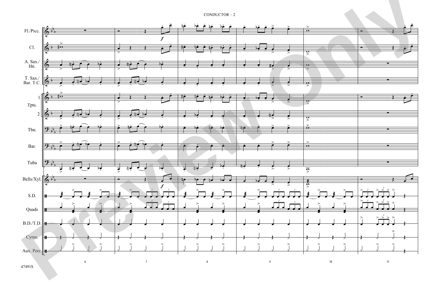 Get Smart Theme: Marching Band Conductor Score & Parts