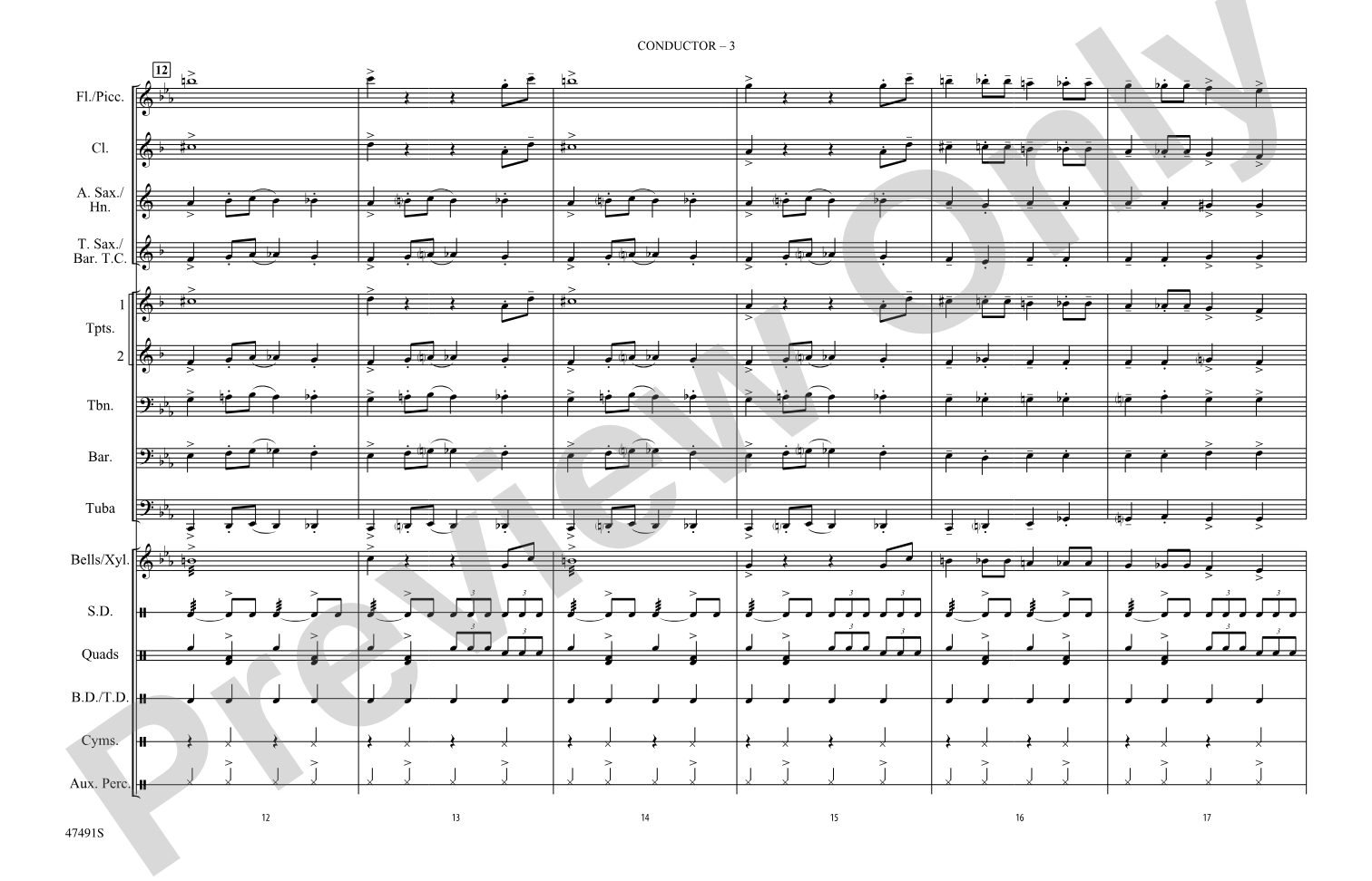 Get Smart Theme: Marching Band Conductor Score & Parts