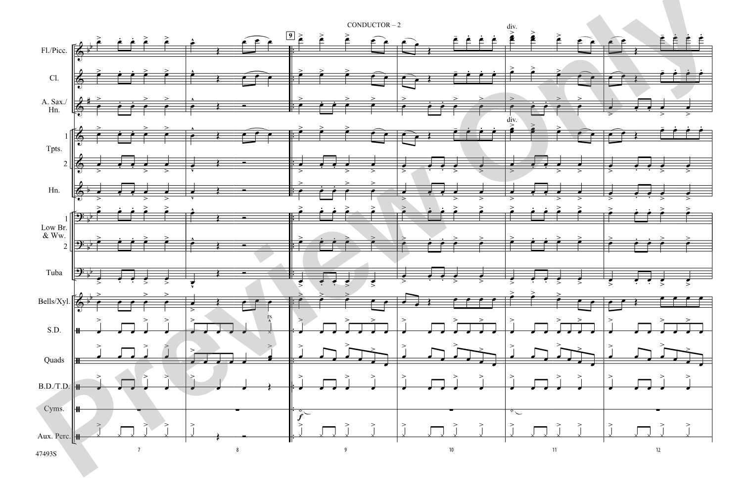 High Hopes: Marching Band Conductor Score & Parts