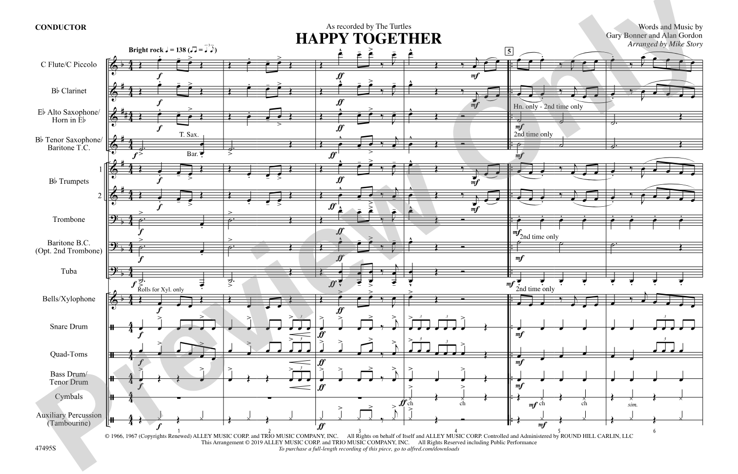 Happy Together: Score