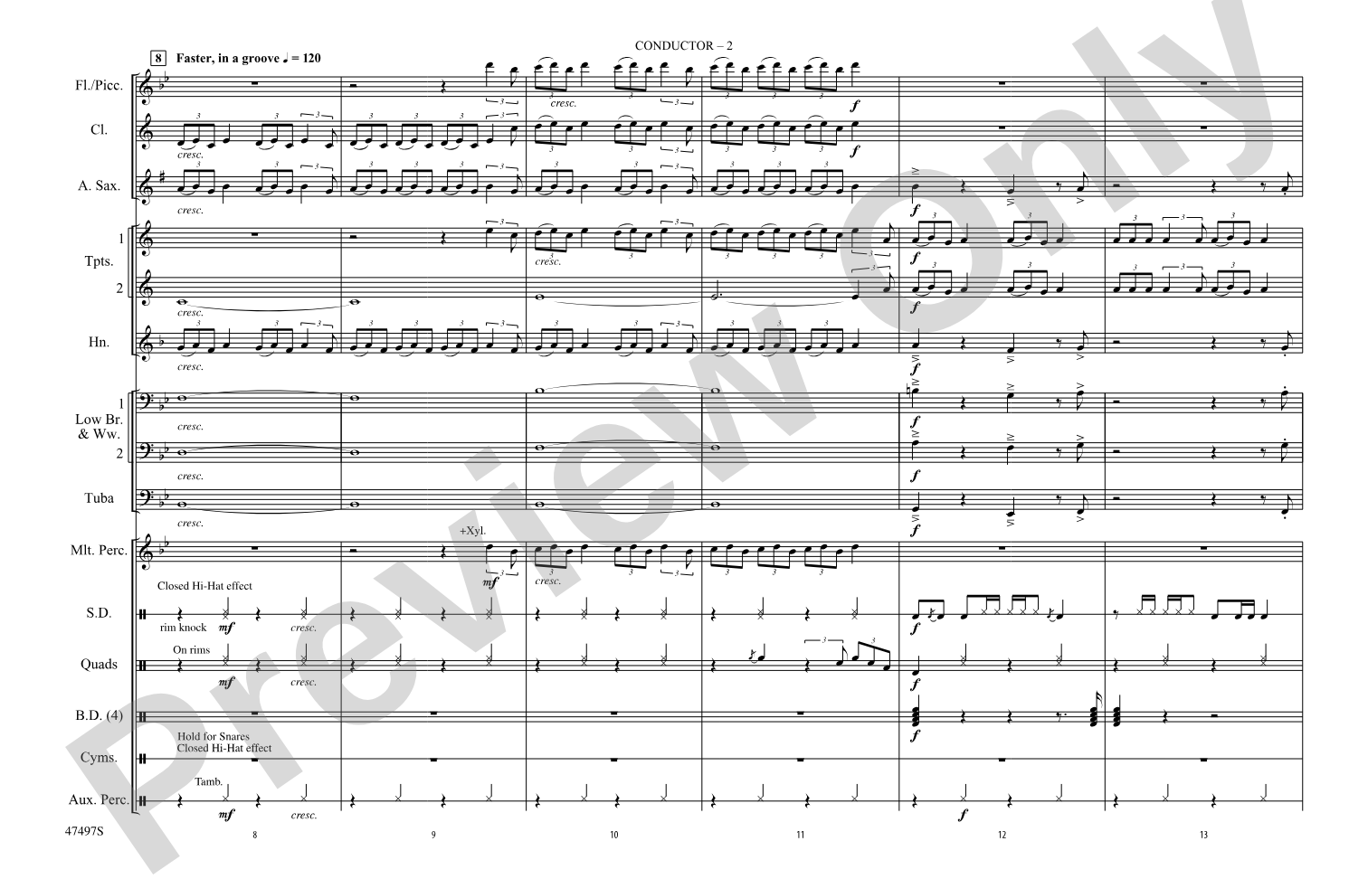 No Tears Left to Cry: Score