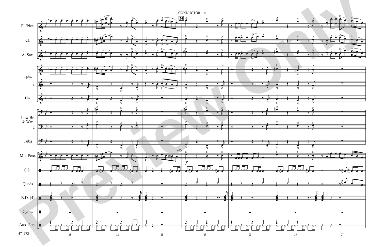 No Tears Left to Cry: Score