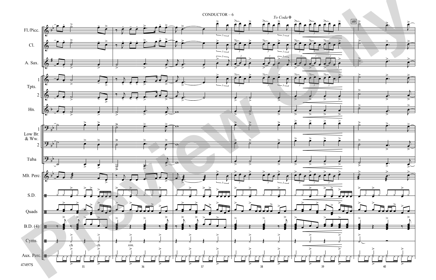 No Tears Left to Cry: Score