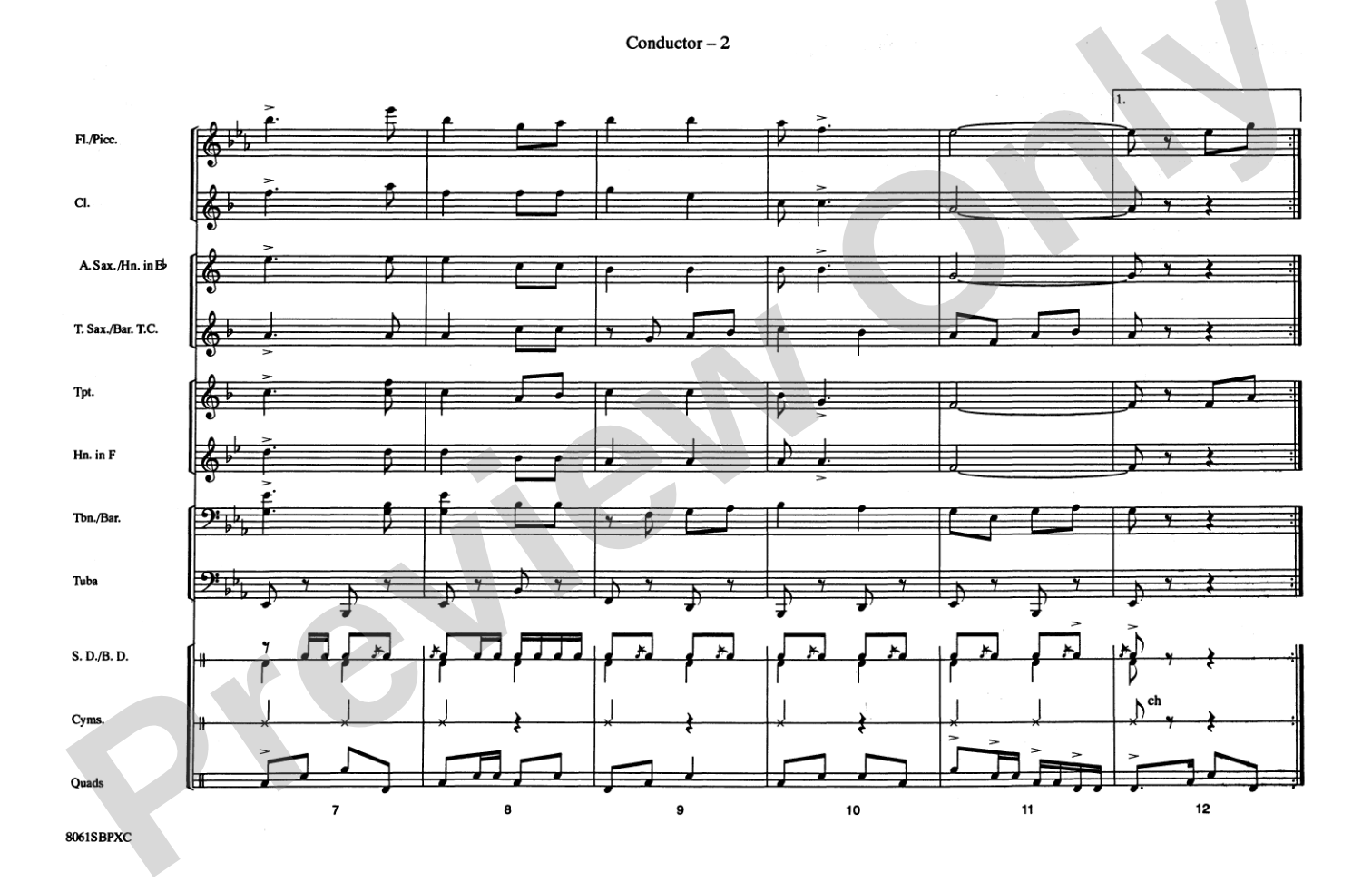 Service Songs - Set 2 (Marines/Air Force): Marching Band Conductor Score & Parts