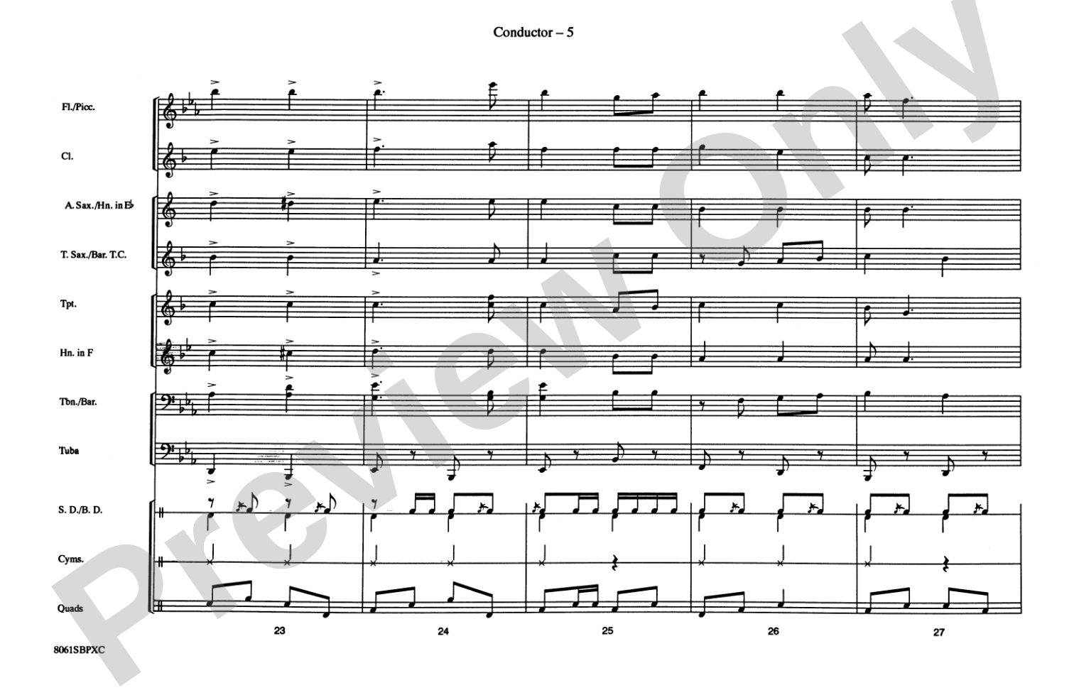 Service Songs - Set 2 (Marines/Air Force): Marching Band Conductor Score & Parts