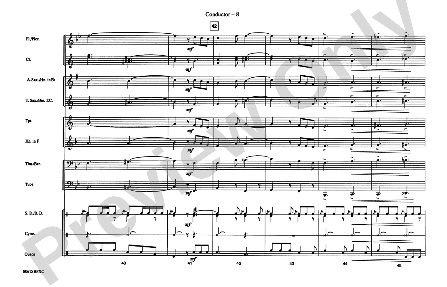 Service Songs - Set 2 (Marines/Air Force): Marching Band Conductor Score & Parts