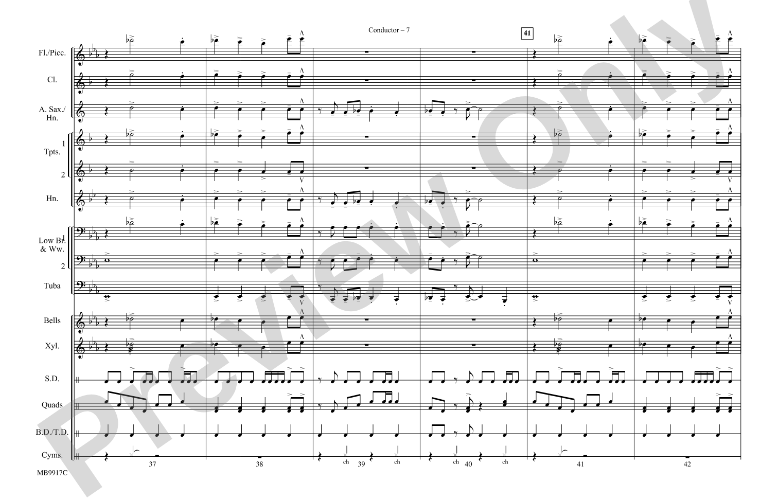 Celebration: Marching Band Conductor Score & Parts
