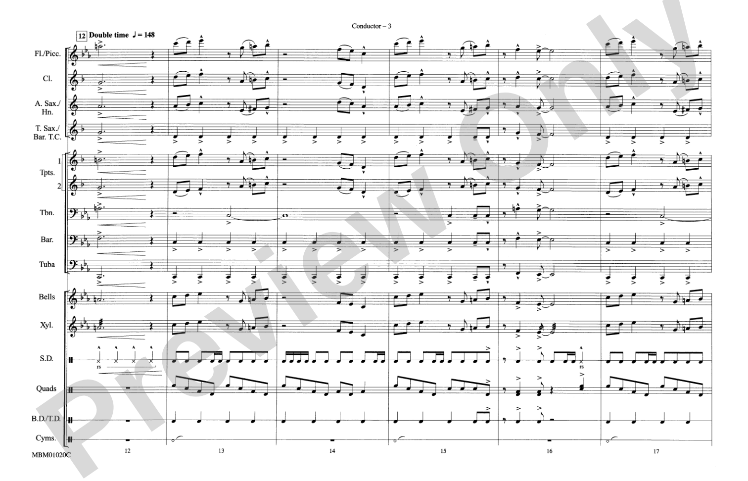 Live and Let Die: Marching Band Conductor Score & Parts
