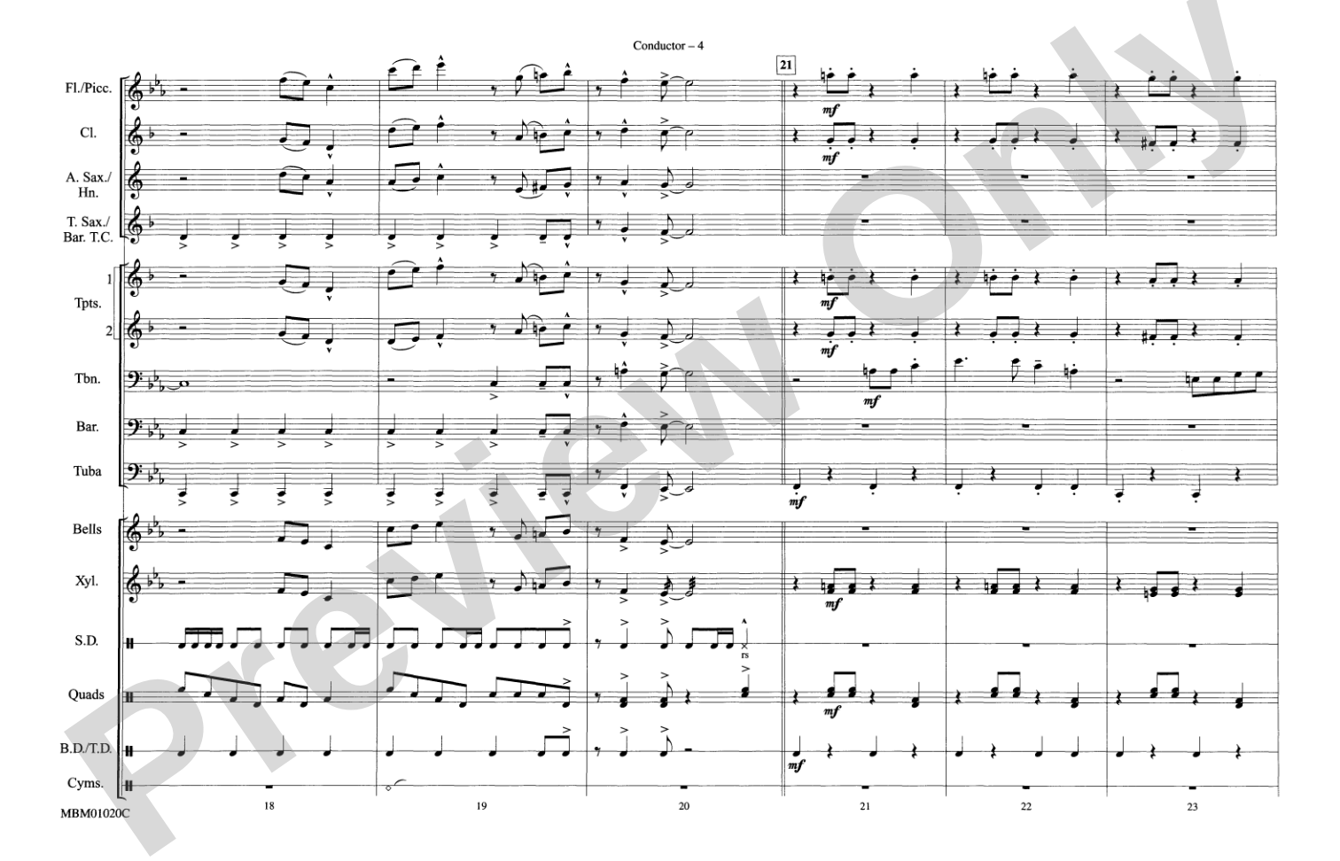 Live and Let Die: Marching Band Conductor Score & Parts