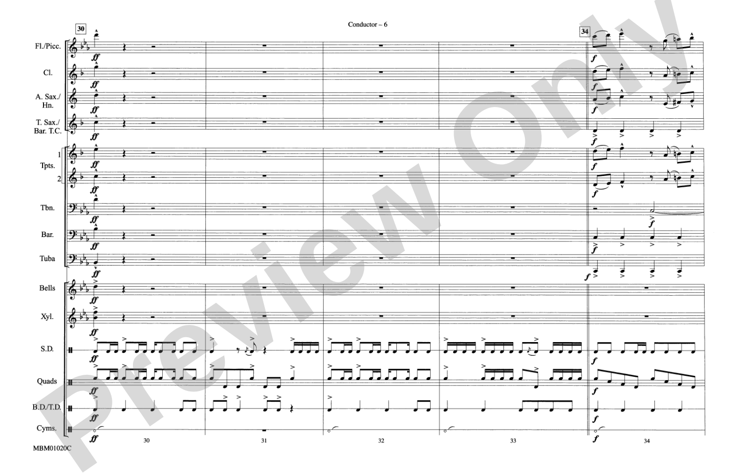 Live and Let Die: Marching Band Conductor Score & Parts