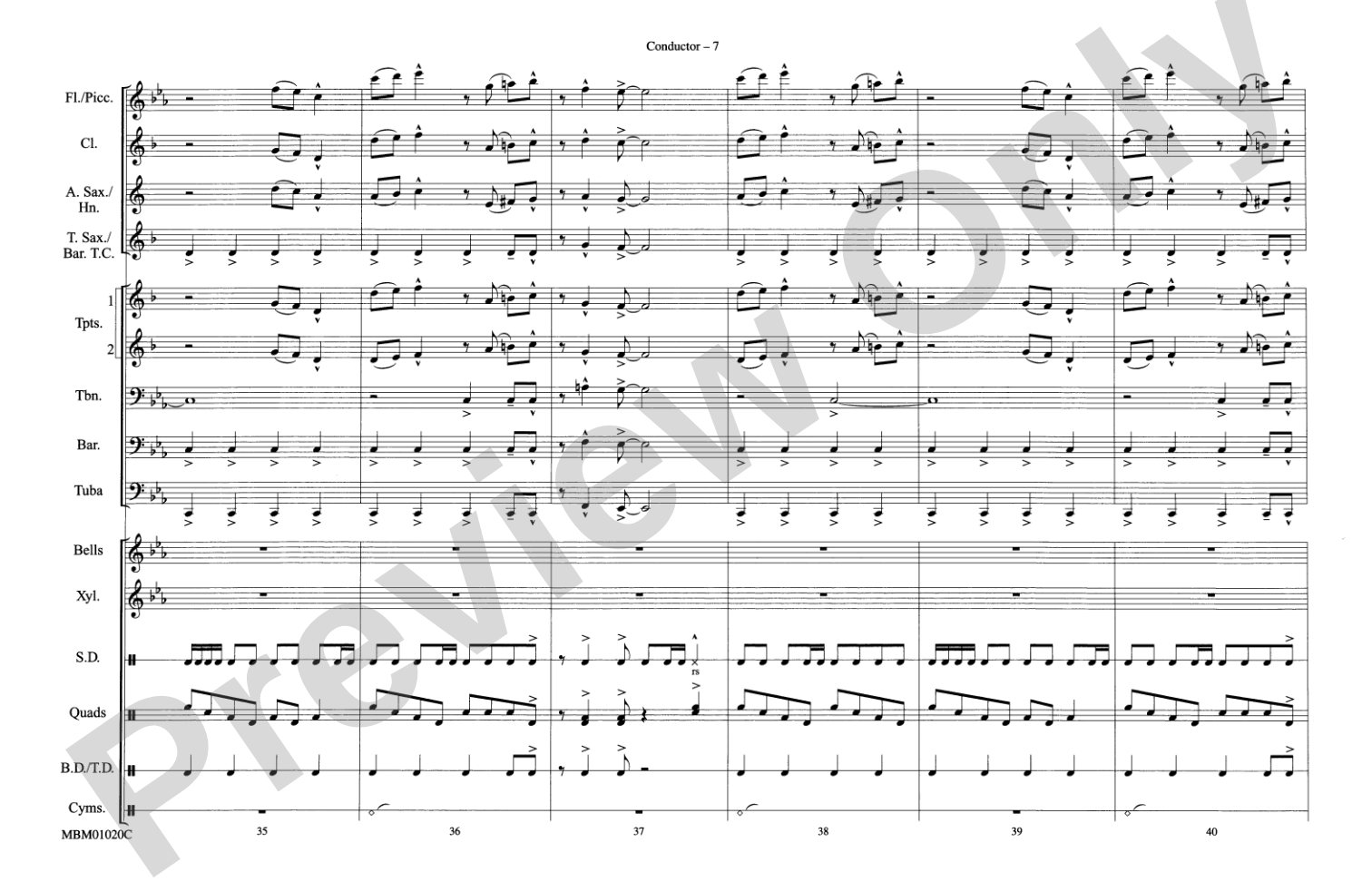 Live and Let Die: Marching Band Conductor Score & Parts