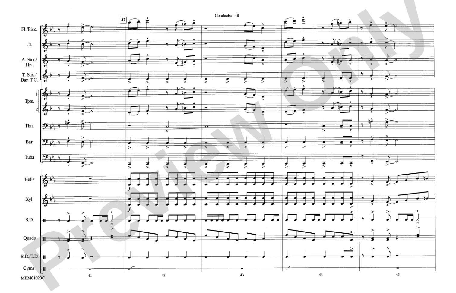 Live and Let Die: Marching Band Conductor Score & Parts