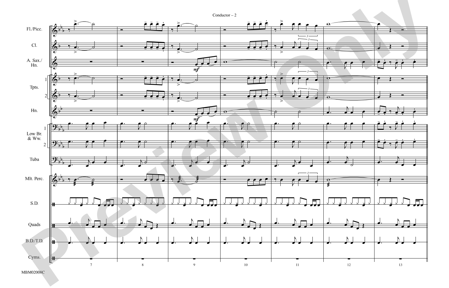 Margaritaville: Marching Band Conductor Score & Parts