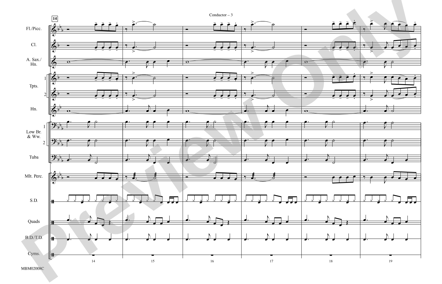 Margaritaville: Marching Band Conductor Score & Parts