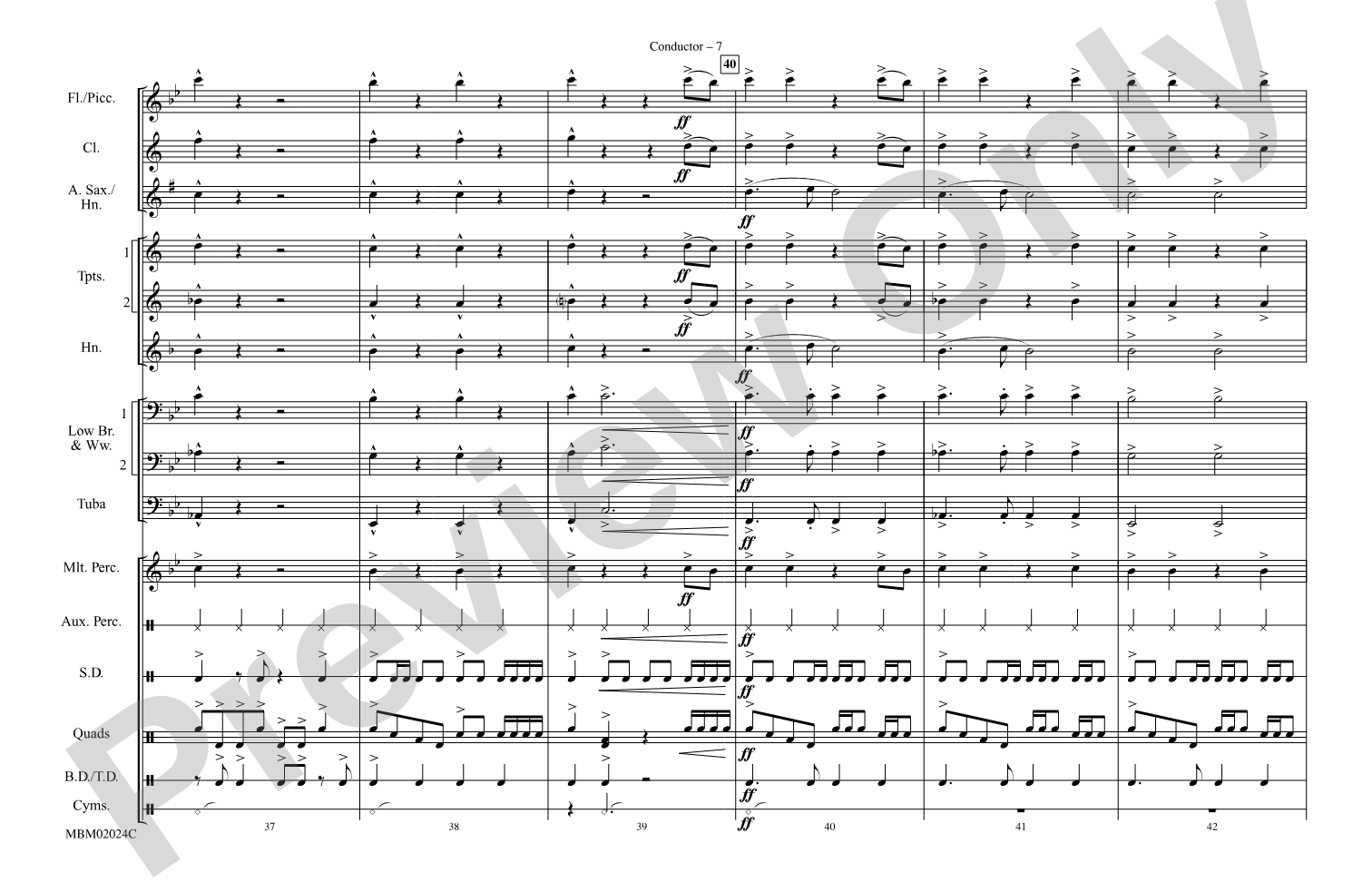 Na Na Hey Hey Kiss Him Goodbye: Marching Band Conductor Score & Parts