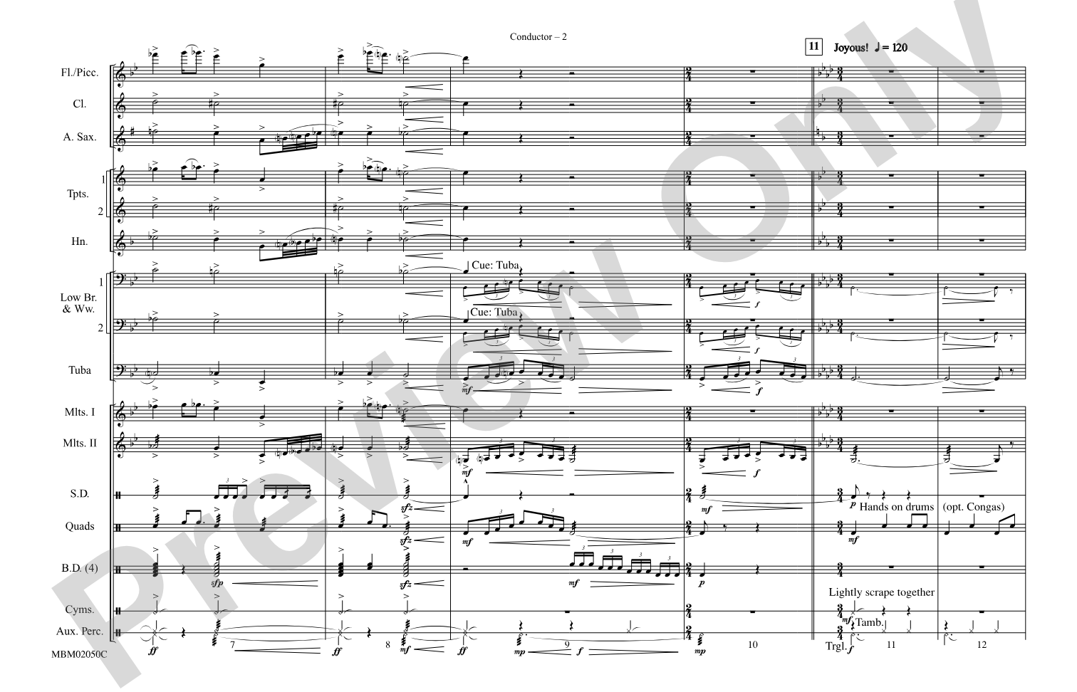 Harry Potter and the Sorcerer's Stone, Part II: Marching Band Conductor Score & Parts