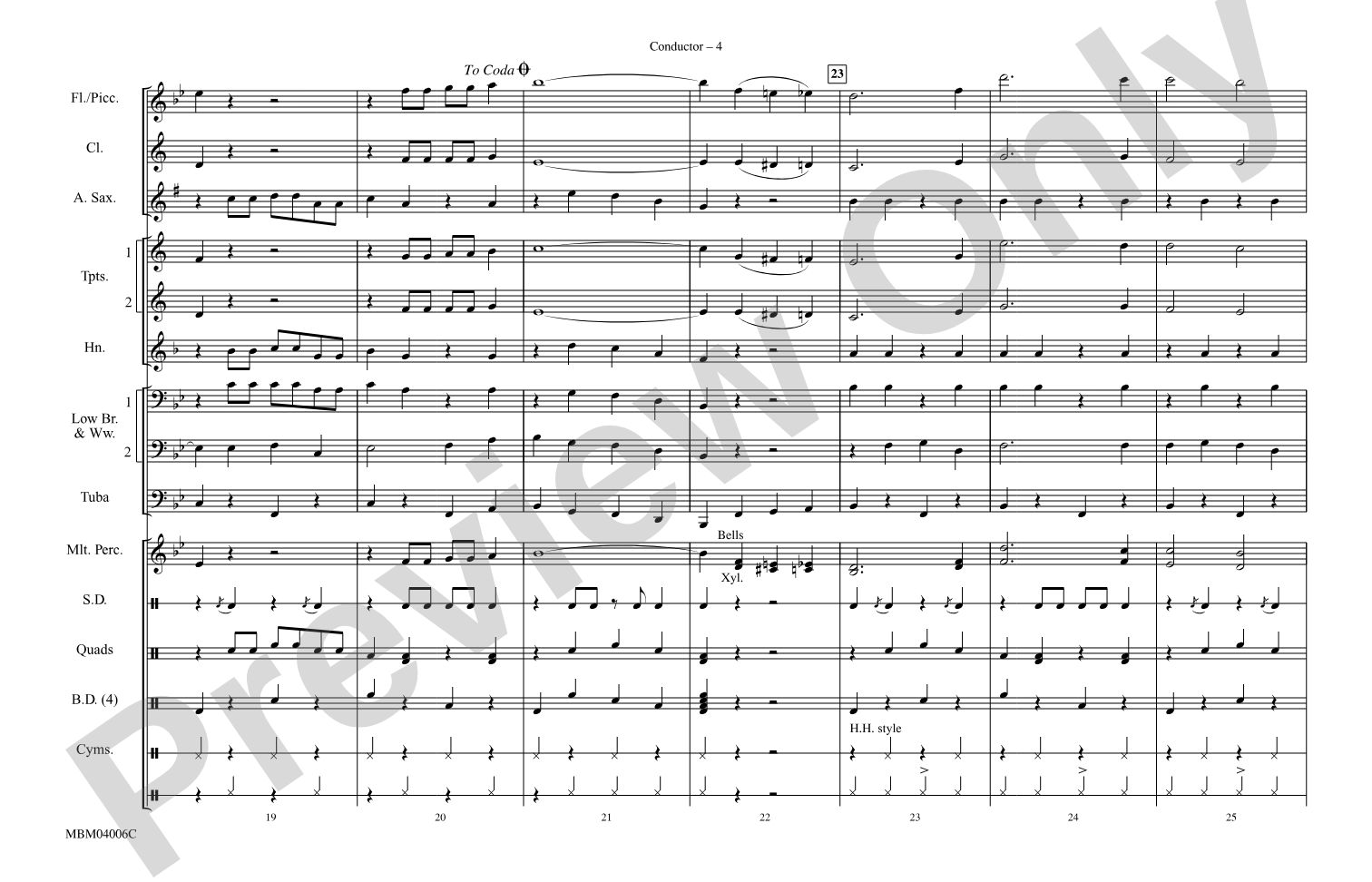 The Chicken Dance: Marching Band Conductor Score & Parts