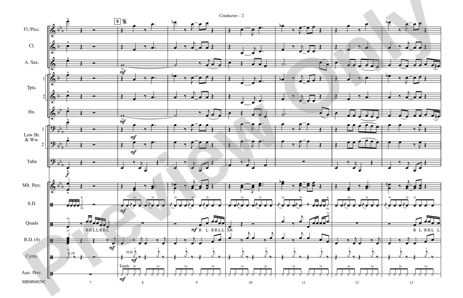 (I Can't Get No) Satisfaction: Marching Band Conductor Score & Parts