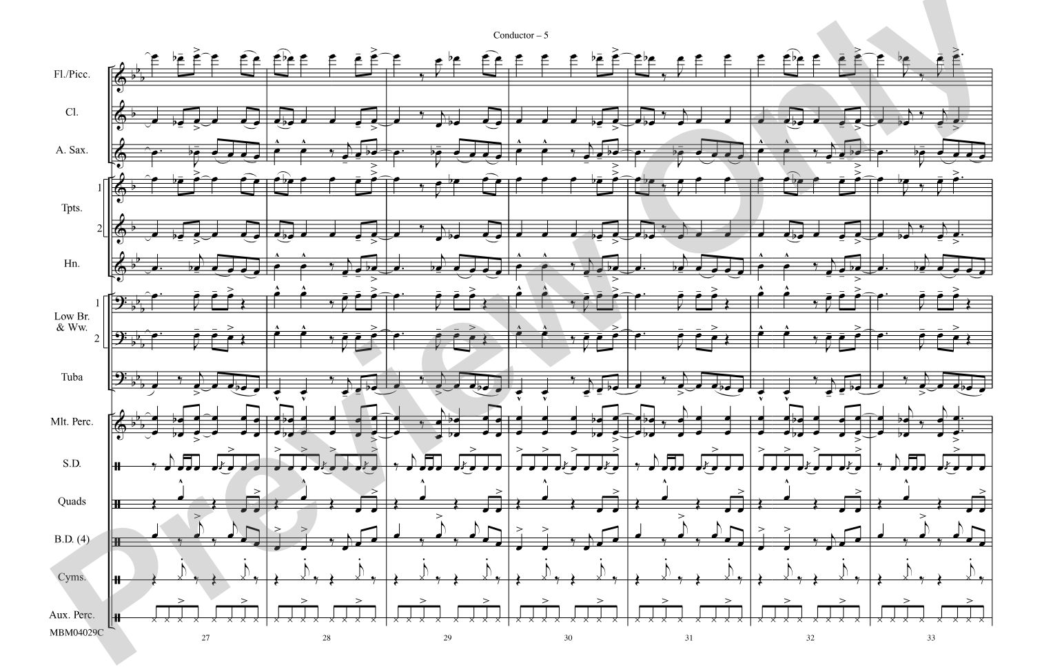 (I Can't Get No) Satisfaction: Marching Band Conductor Score & Parts
