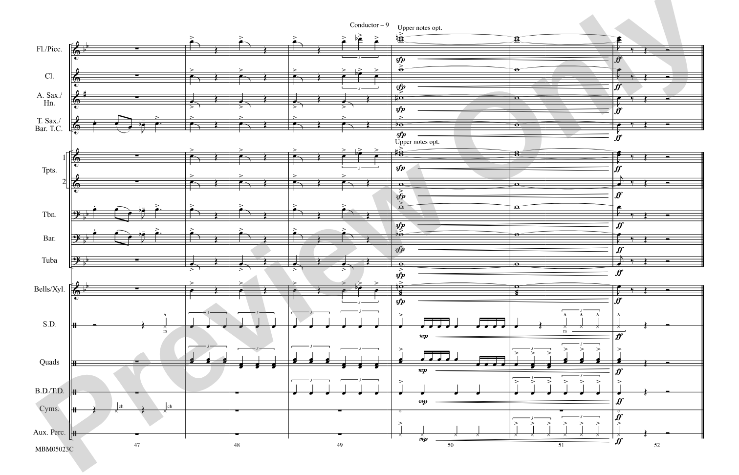 What'd I Say: Marching Band Conductor Score & Parts