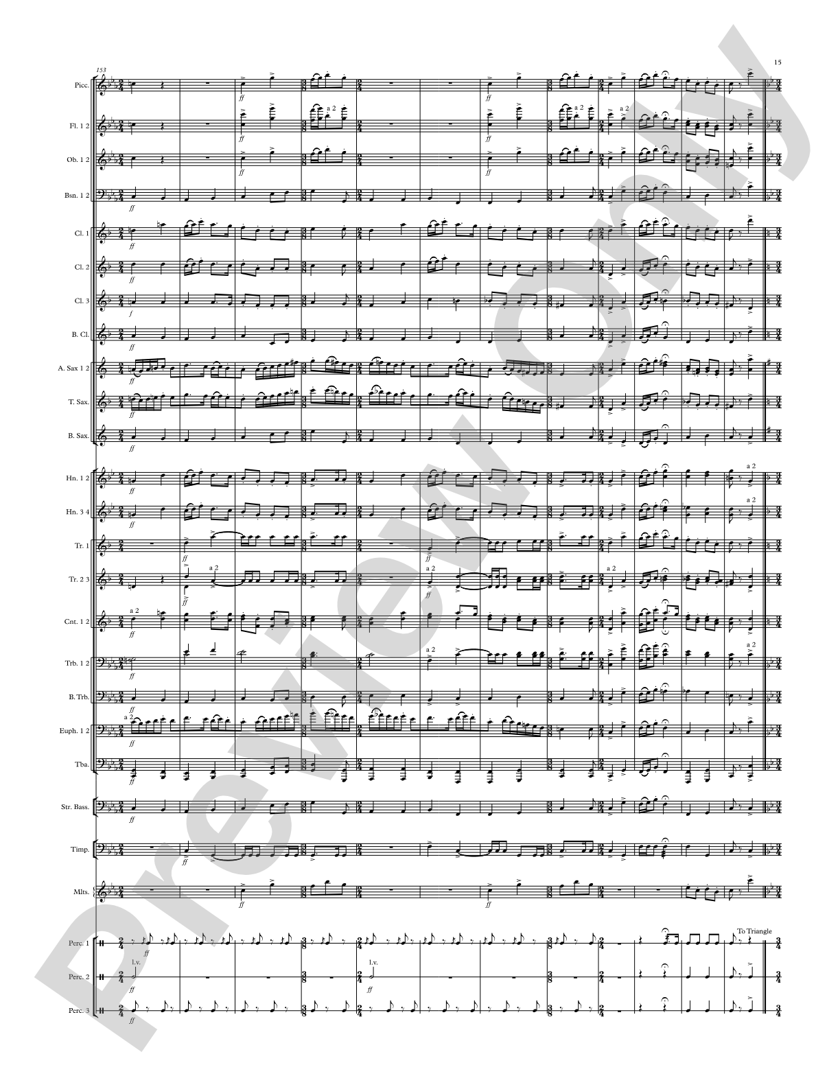 Modal Tune: Concert Band Conductor Score & Parts