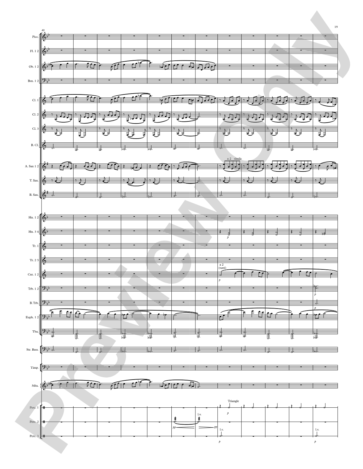 Modal Tune: Concert Band Conductor Score & Parts