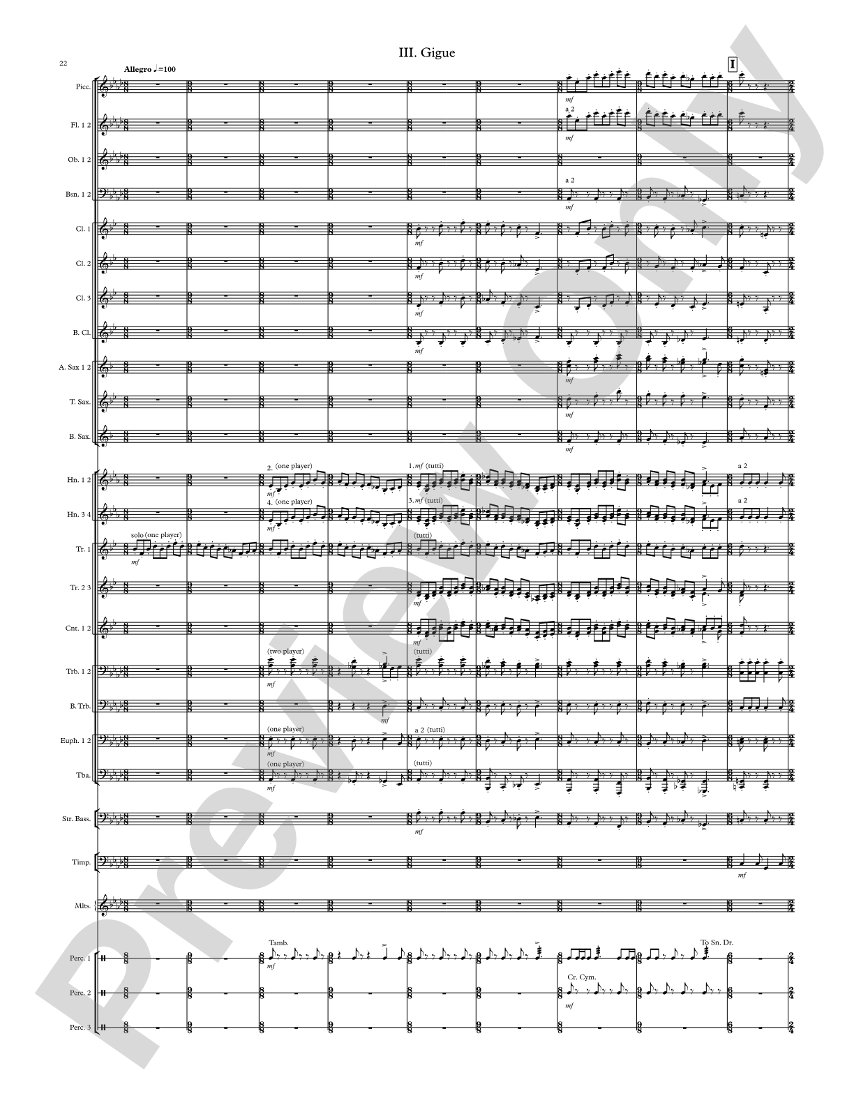 Modal Tune: Concert Band Conductor Score & Parts