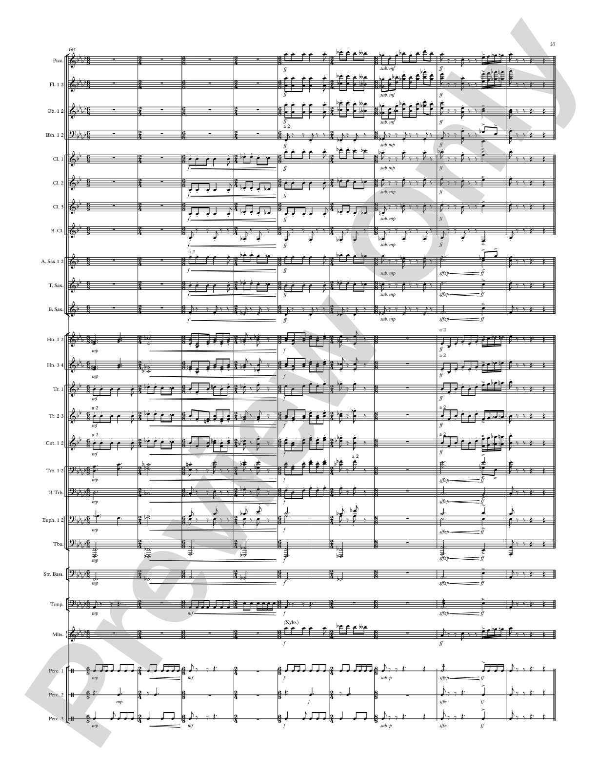 Modal Tune: Concert Band Conductor Score & Parts