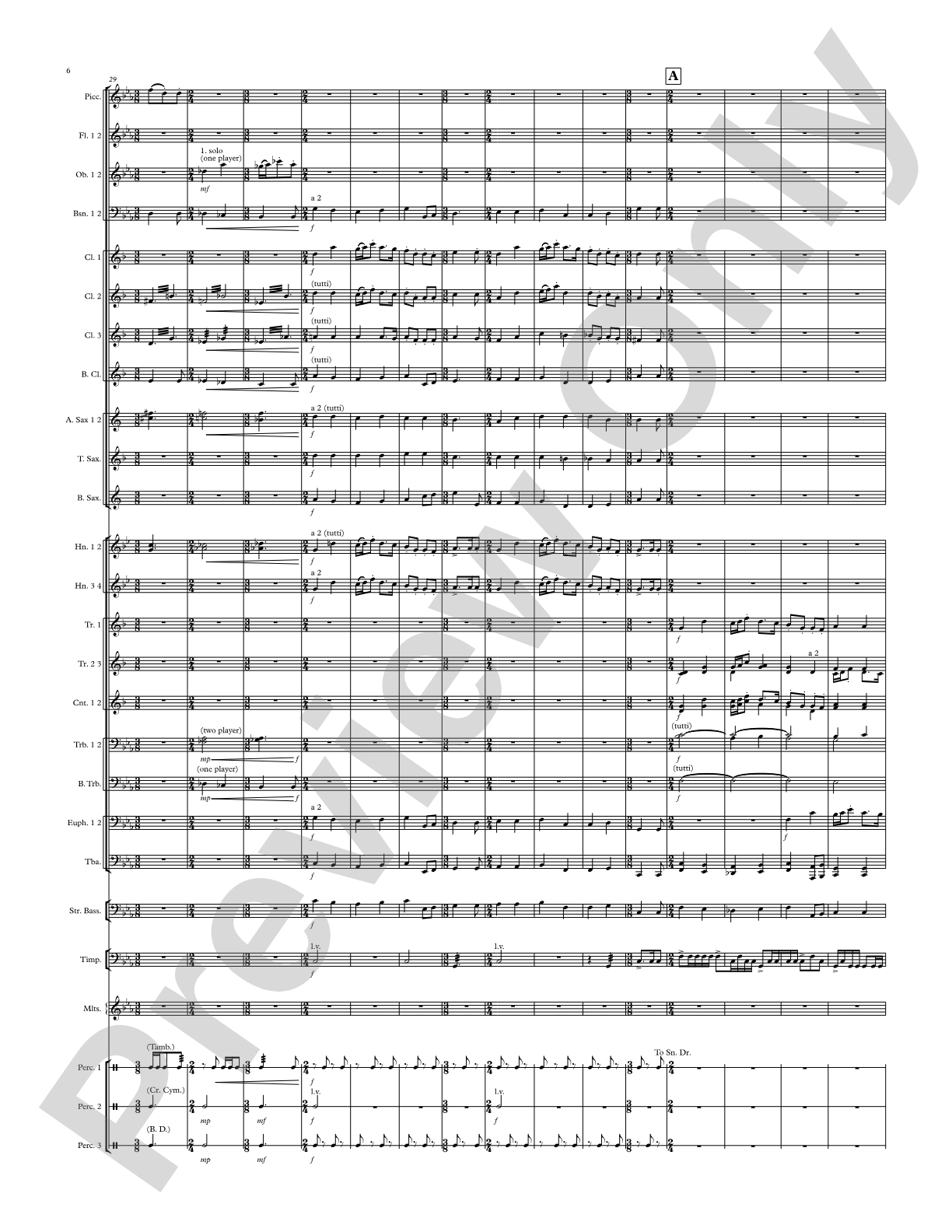 Modal Tune: Concert Band Conductor Score & Parts