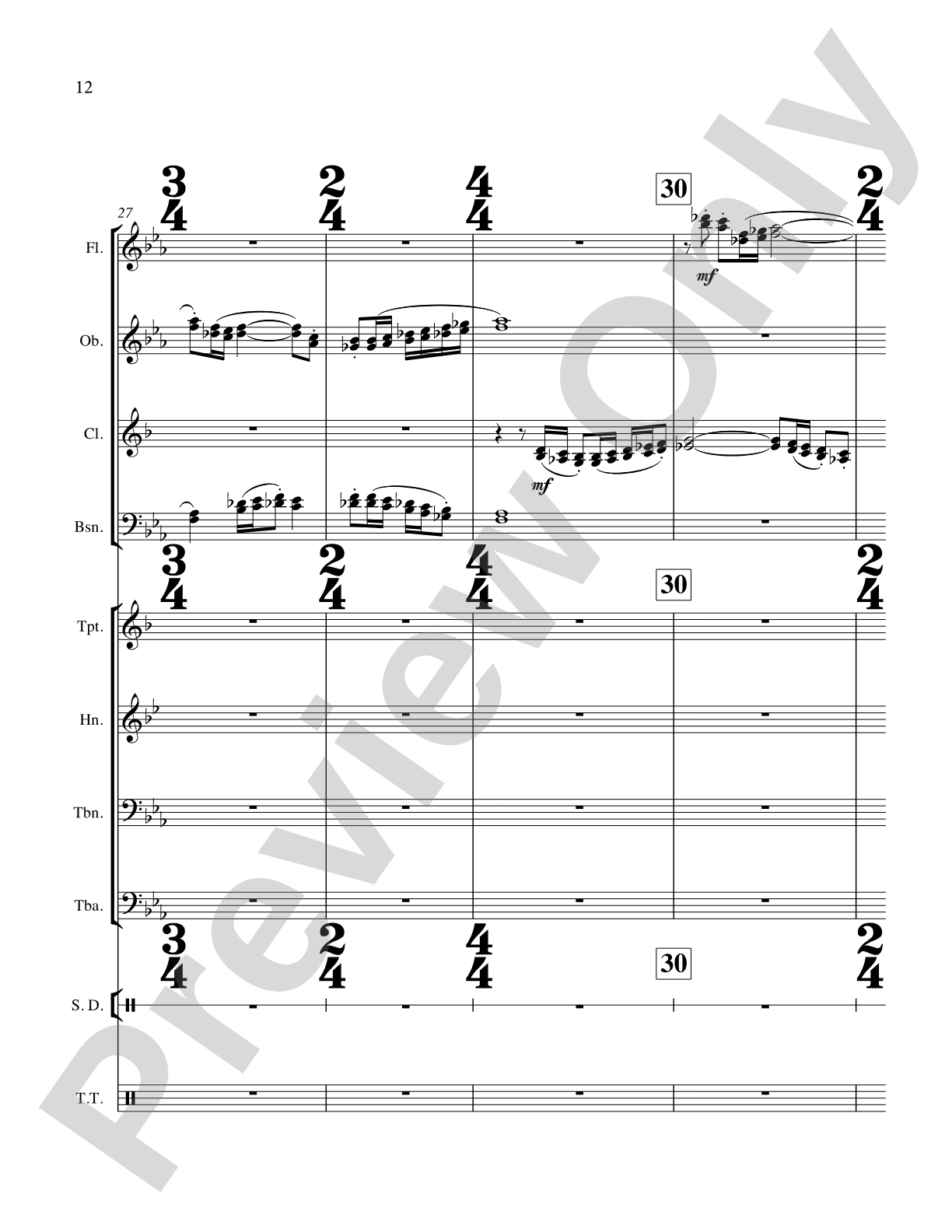 Chautauqua West: Concert Band Conductor Score & Parts