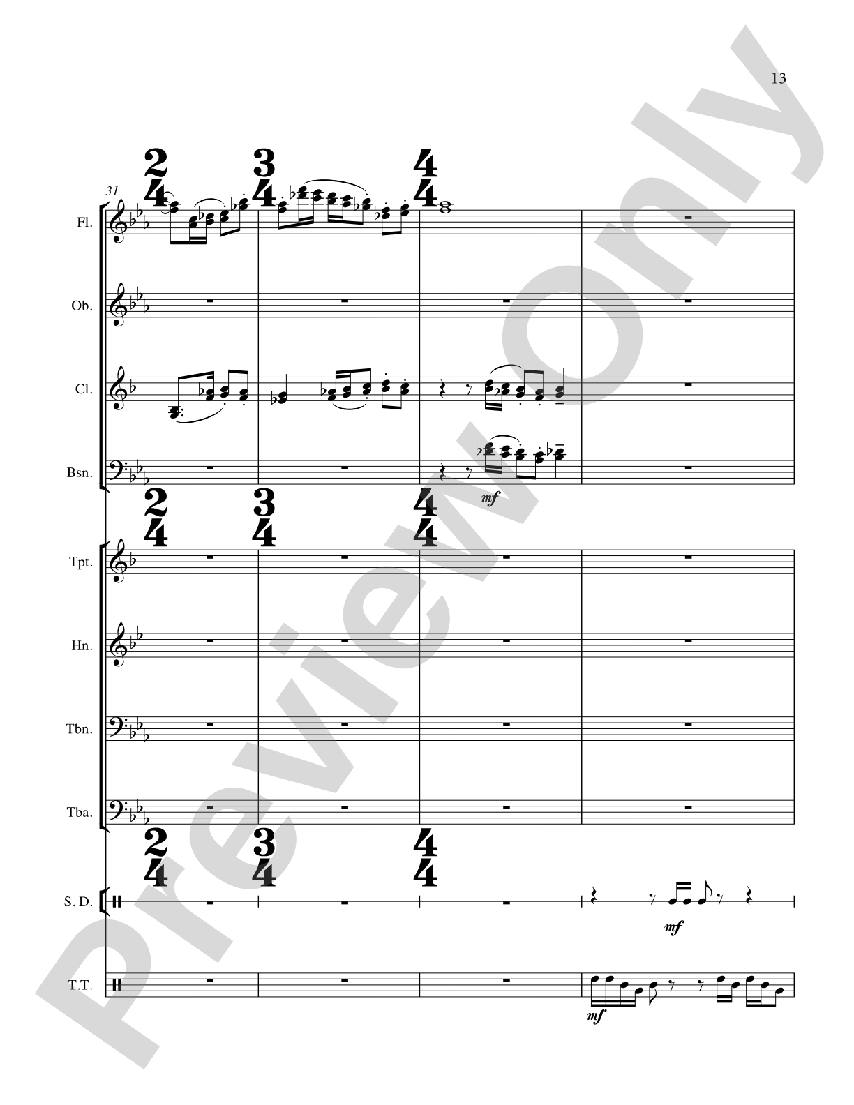 Chautauqua West: Concert Band Conductor Score & Parts