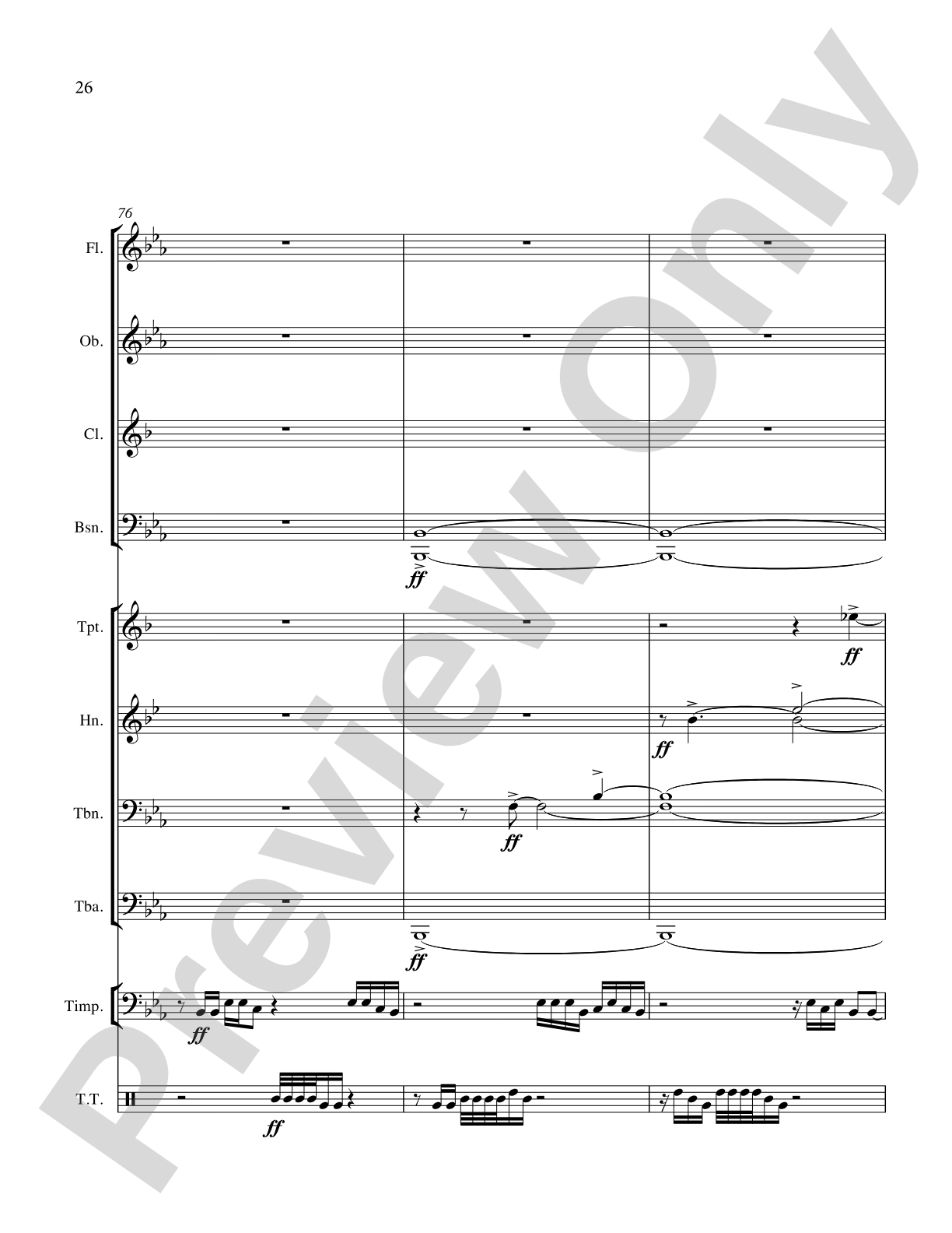 Chautauqua West: Concert Band Conductor Score & Parts