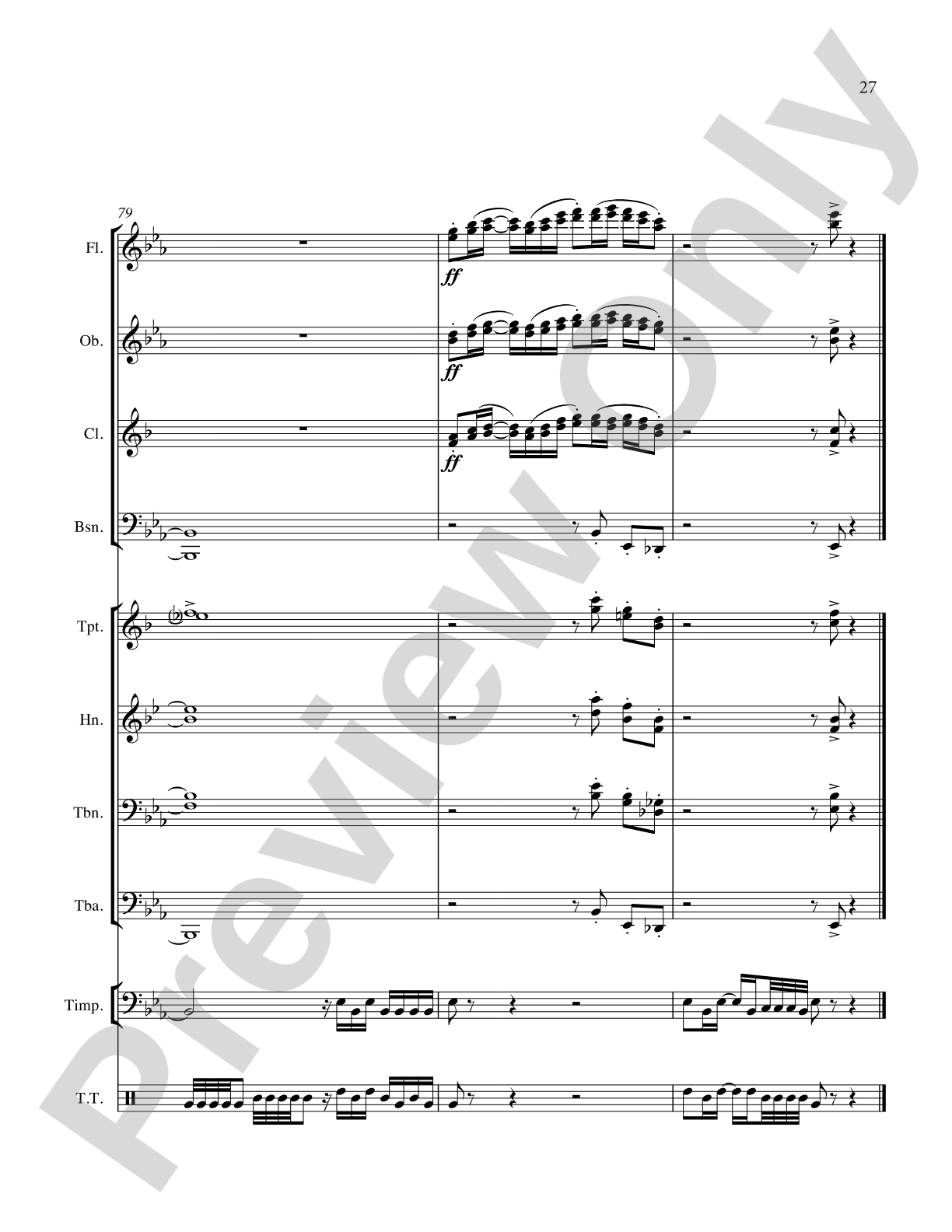 Chautauqua West: Concert Band Conductor Score & Parts