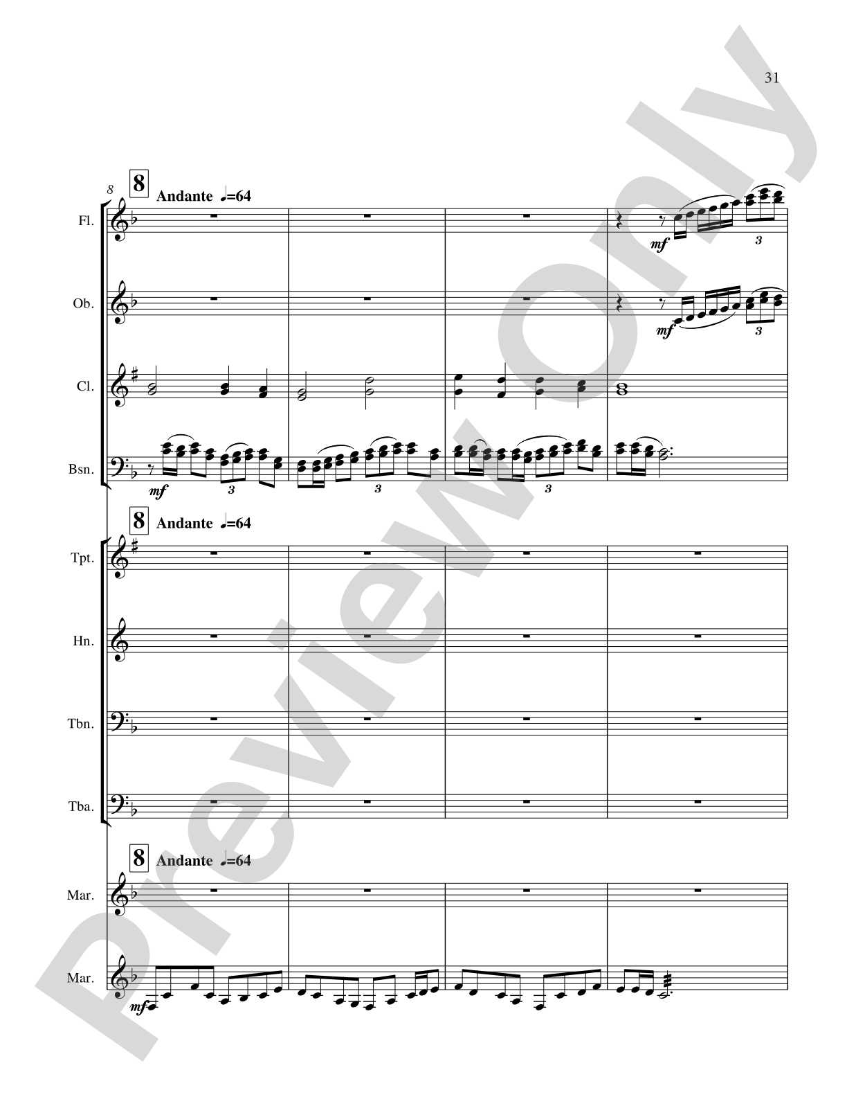 Chautauqua West: Concert Band Conductor Score & Parts