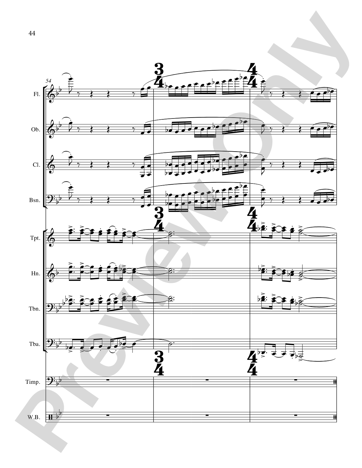 Chautauqua West: Concert Band Conductor Score & Parts