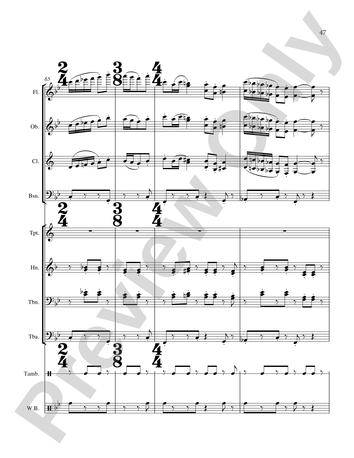 Chautauqua West: Concert Band Conductor Score & Parts
