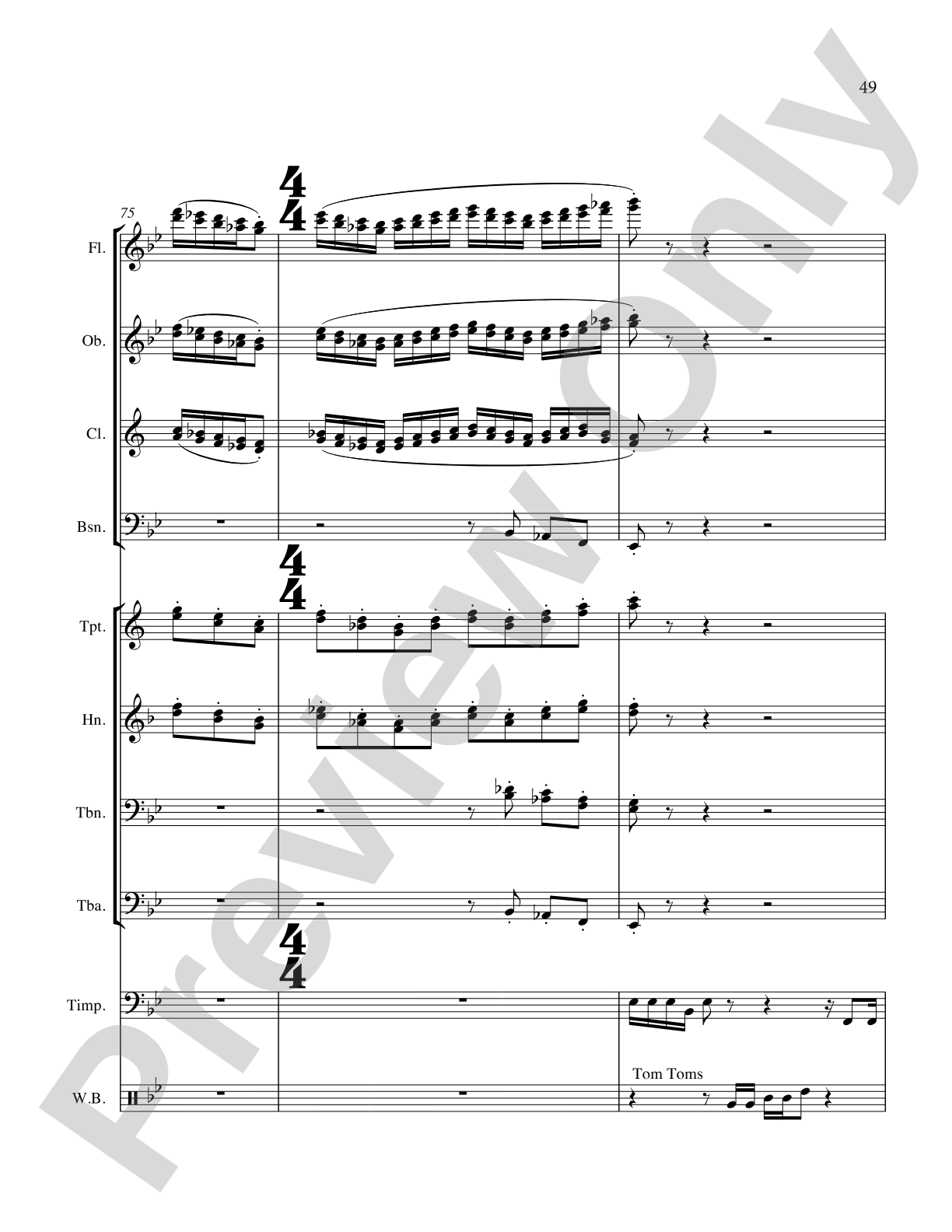 Chautauqua West: Concert Band Conductor Score & Parts