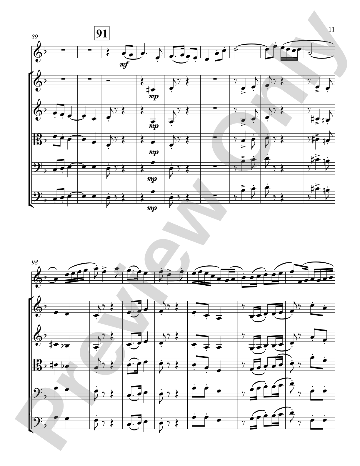 Concertino for Oboe: String Orchestra Conductor Score & Parts