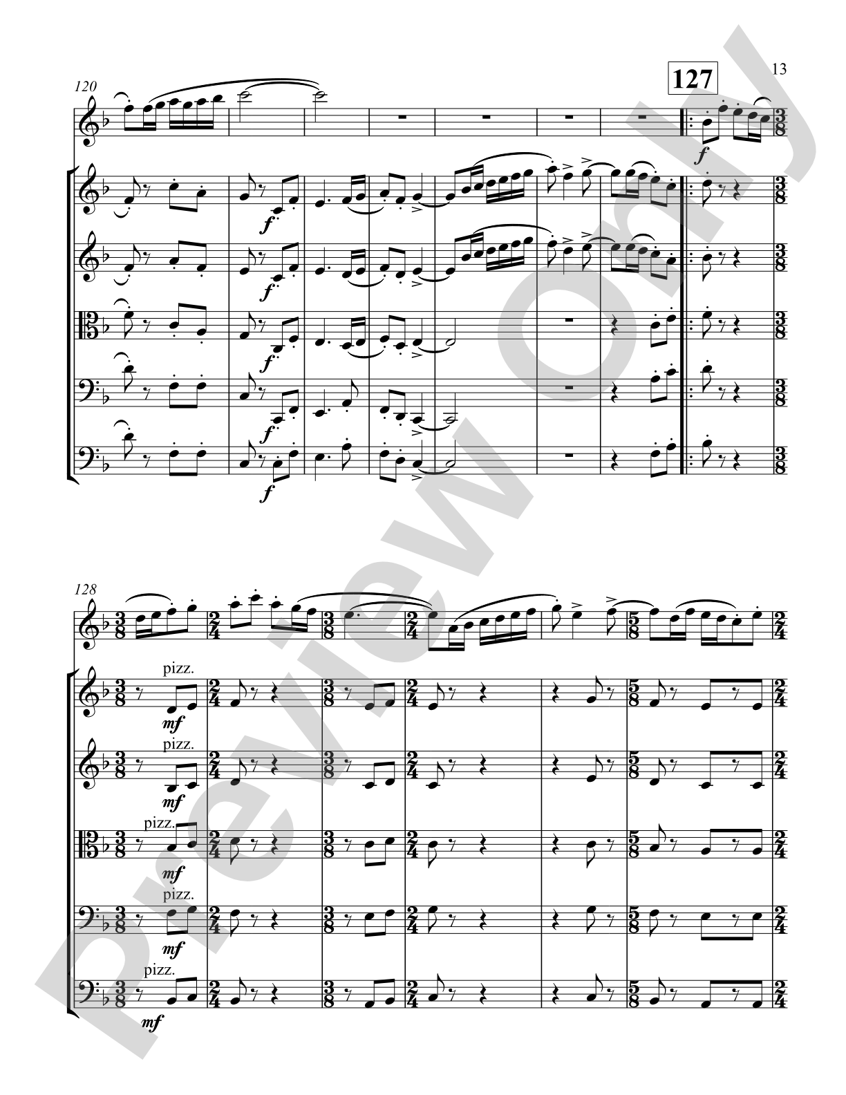 Concertino for Oboe: String Orchestra Conductor Score & Parts
