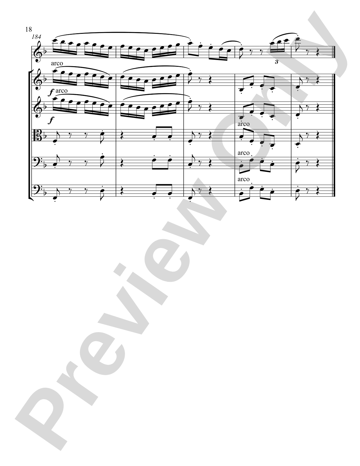 Concertino for Oboe: String Orchestra Conductor Score & Parts
