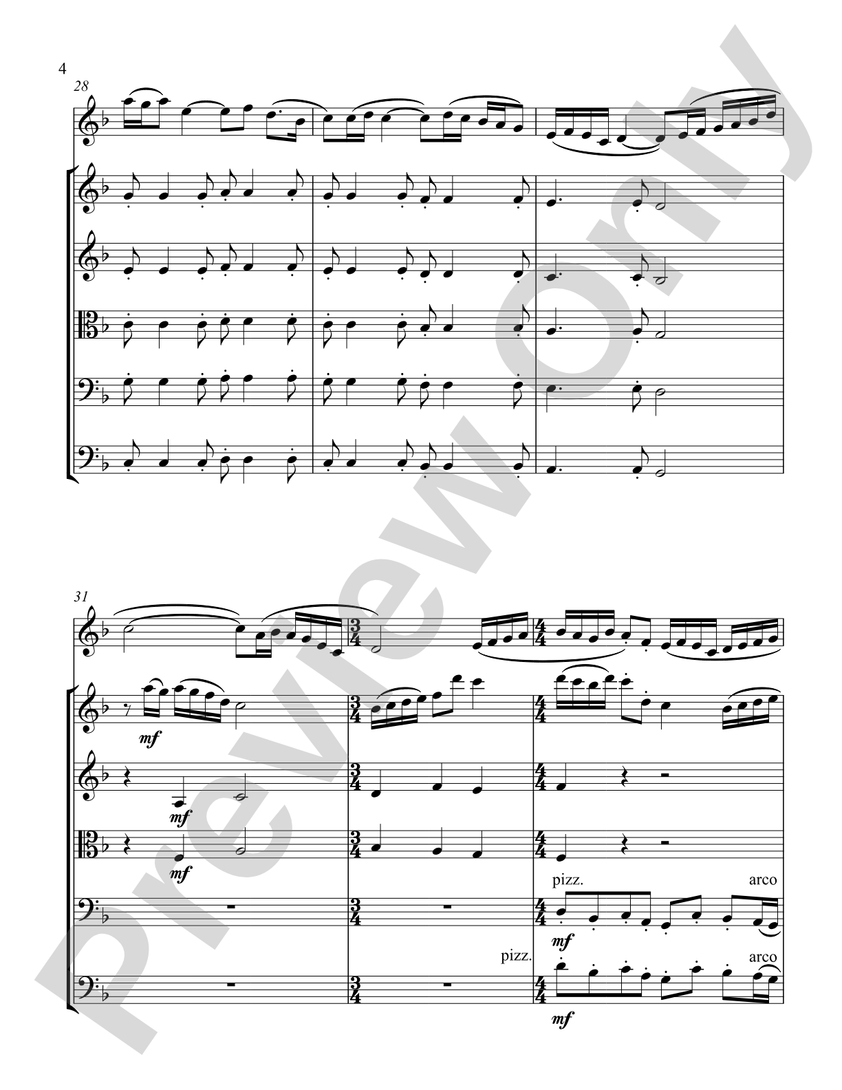 Concertino for Oboe: String Orchestra Conductor Score & Parts